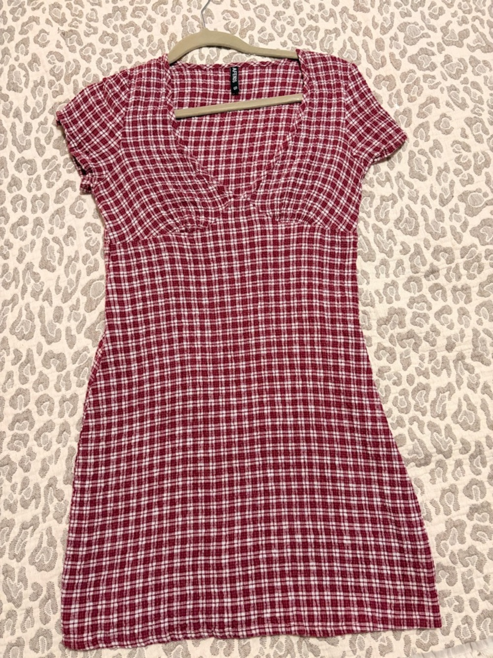 Afends Red and White Dress